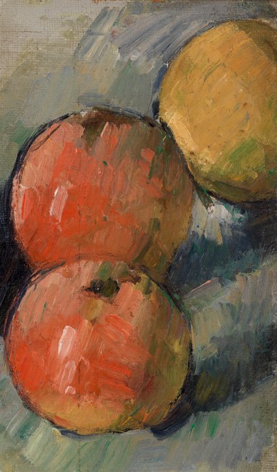 Three Apples by Paul Cézanne